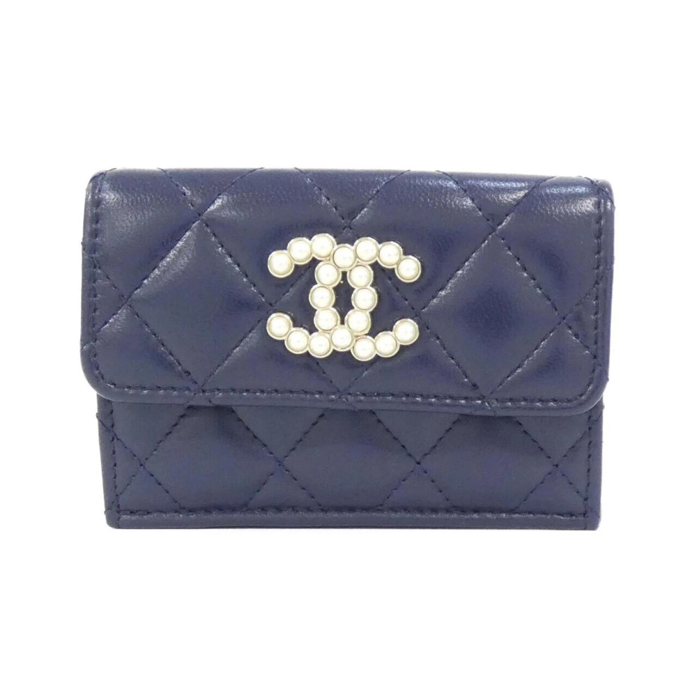 CHANEL Blue Wallet
